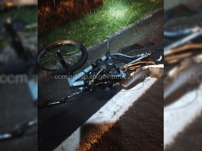 Ciclista morre após colisão traseira em rodovia em Garça, SP