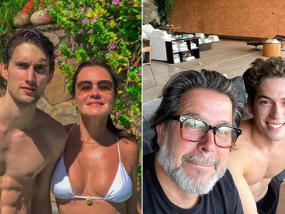 Adriana Esteves e Murilo Benício elogiam filhos atores no Conversa com Bial