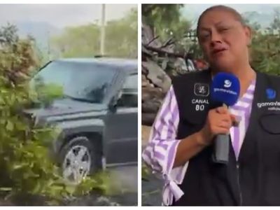 Repórter e cinegrafista são atropelados durante entrada ao vivo em Monterrey