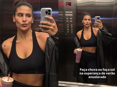Giulia Costa exibe abdômen definido e reforça foco no verão